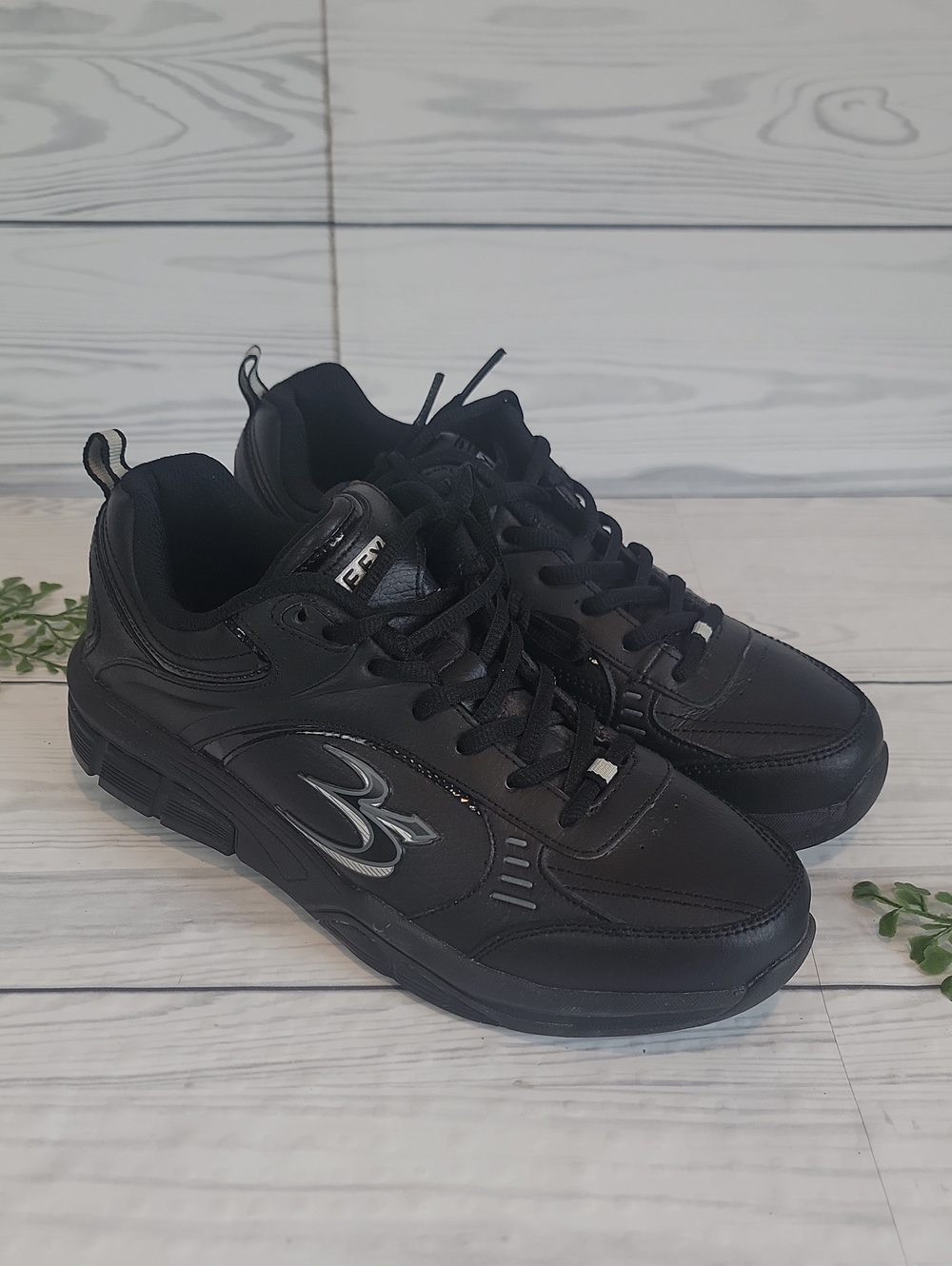 G-defy Gravity Defyer Black Leather Athketuc Walking Shoes Womens Size 9.5